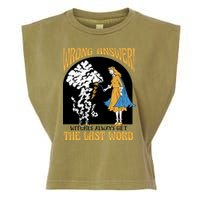 Wrong Answer Witches Always Get The Last Word Garment-Dyed Women's Muscle Tee