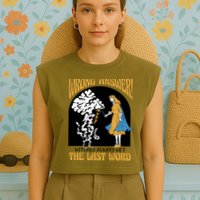 Wrong Answer Witches Always Get The Last Word Garment-Dyed Women's Muscle Tee