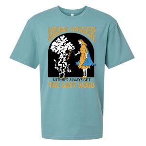 Wrong Answer Witches Always Get The Last Word Sueded Cloud Jersey T-Shirt