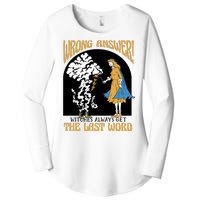 Wrong Answer Witches Always Get The Last Word Women's Perfect Tri Tunic Long Sleeve Shirt