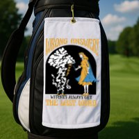 Wrong Answer Witches Always Get The Last Word Golf Towel