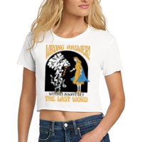 Wrong Answer Witches Always Get The Last Word Crop Top