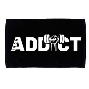 Weightlifting Addict Microfiber Hand Towel