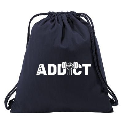 Weightlifting Addict Drawstring Bag