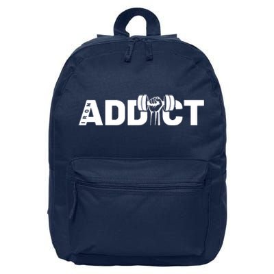 Weightlifting Addict 16 in Basic Backpack