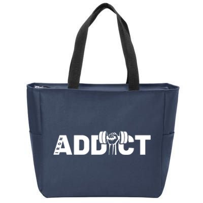 Weightlifting Addict Zip Tote Bag