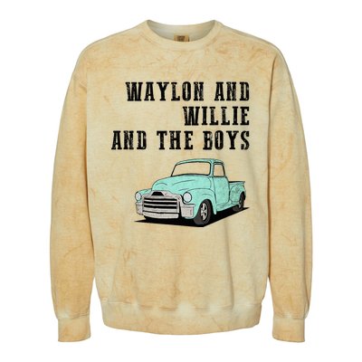 W.A.Y.L.O.N And Willie Colorblast Crewneck Sweatshirt