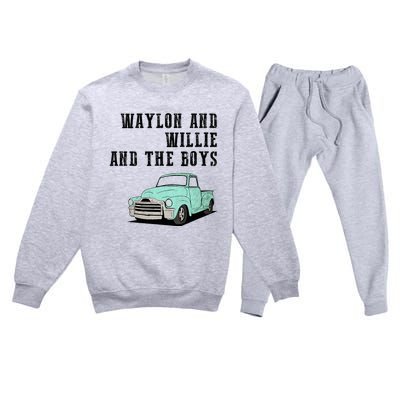 W.A.Y.L.O.N And Willie Premium Crewneck Sweatsuit Set