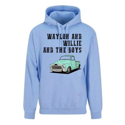 W.A.Y.L.O.N And Willie Unisex Surf Hoodie