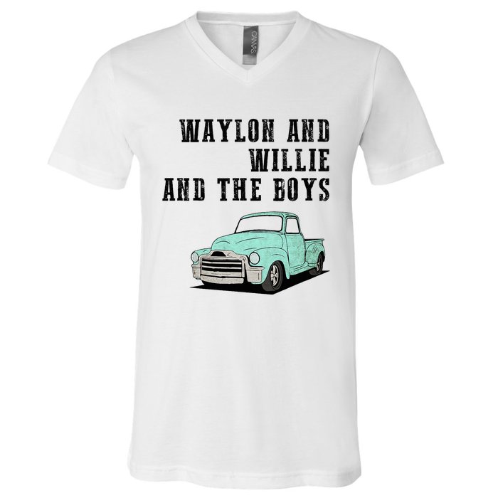 W.A.Y.L.O.N And Willie V-Neck T-Shirt