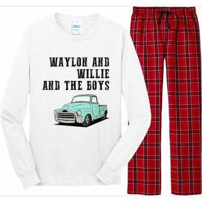 W.A.Y.L.O.N And Willie Long Sleeve Pajama Set