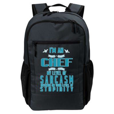 Warning: Arguing With The Chef Will Be Ineffectidve Professi Gift Daily Commute Backpack