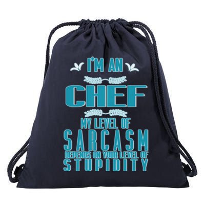 Warning: Arguing With The Chef Will Be Ineffectidve Professi Gift Drawstring Bag