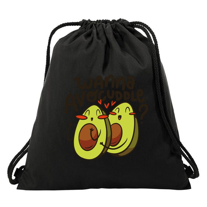 Wanna Avocuddle Drawstring Bag