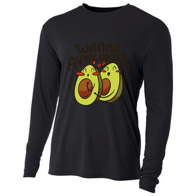 Wanna Avocuddle Cooling Performance Long Sleeve Crew