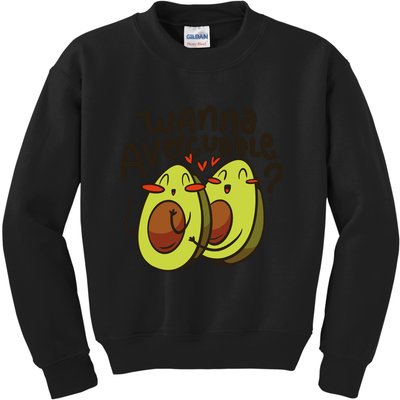 Wanna Avocuddle Kids Sweatshirt