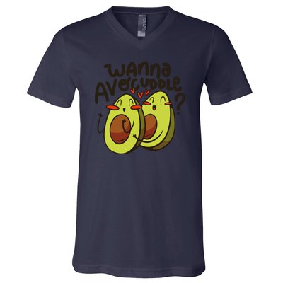 Wanna Avocuddle V-Neck T-Shirt