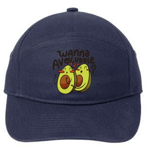 Wanna Avocuddle 7-Panel Snapback Hat