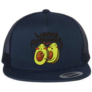 Wanna Avocuddle Flat Bill Trucker Hat