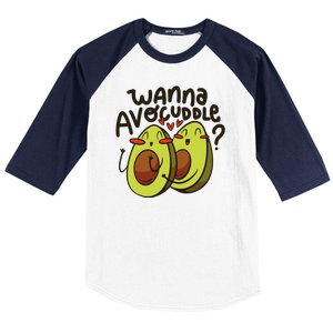 Wanna Avocuddle Baseball Sleeve Shirt