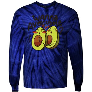 Wanna Avocuddle Tie-Dye Long Sleeve Shirt