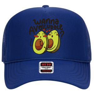 Wanna Avocuddle High Crown Mesh Back Trucker Hat