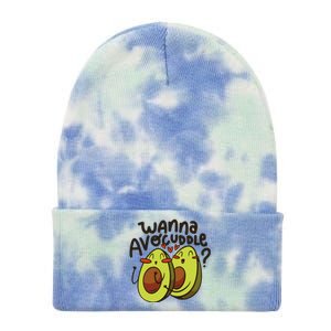 Wanna Avocuddle Tie Dye 12in Knit Beanie