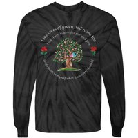 What A Wonderful World Tree Bloom Birds In Love Tie-Dye Long Sleeve Shirt