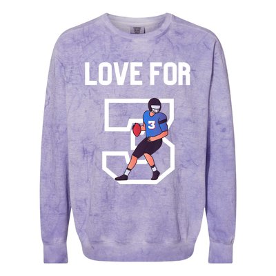 We Are With You Damar Love For 3 Colorblast Crewneck Sweatshirt