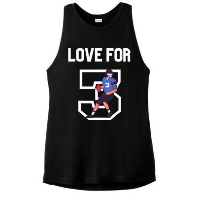 We Are With You Damar Love For 3 Ladies PosiCharge Tri-Blend Wicking Tank