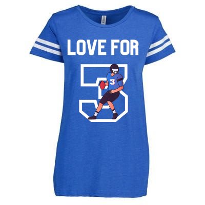 We Are With You Damar Love For 3 Enza Ladies Jersey Football T-Shirt