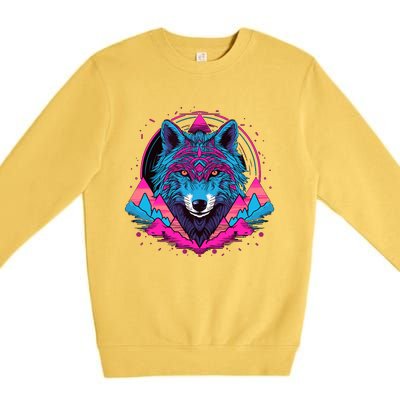 Wolf And Wolves Premium Crewneck Sweatshirt