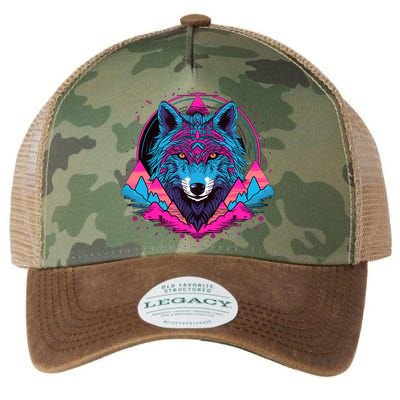 Wolf And Wolves Legacy Tie Dye Trucker Hat