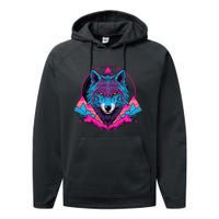 Wolf And Wolves Performance Fleece Hoodie