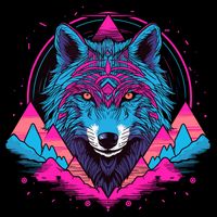 Wolf And Wolves Cooling Performance Crew T-Shirt