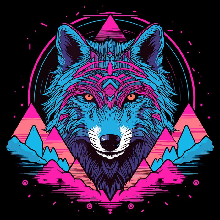 Wolf And Wolves Cooling Performance Crew T-Shirt