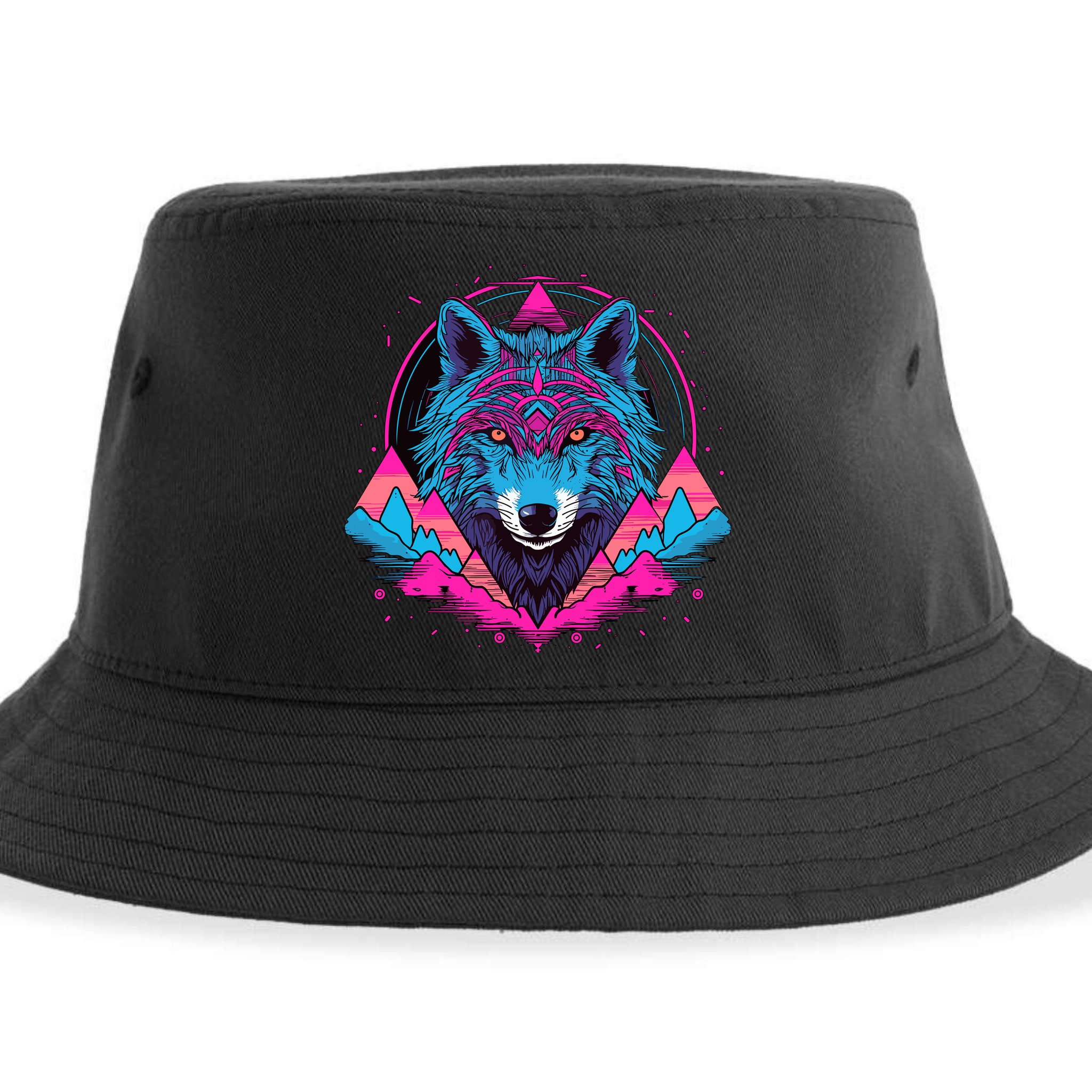 Wolf And Wolves Sustainable Bucket Hat