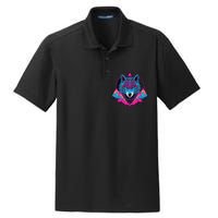 Wolf And Wolves Dry Zone Grid Polo