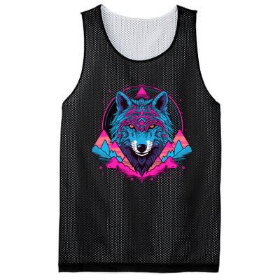 Wolf And Wolves Mesh Reversible Basketball Jersey Tank