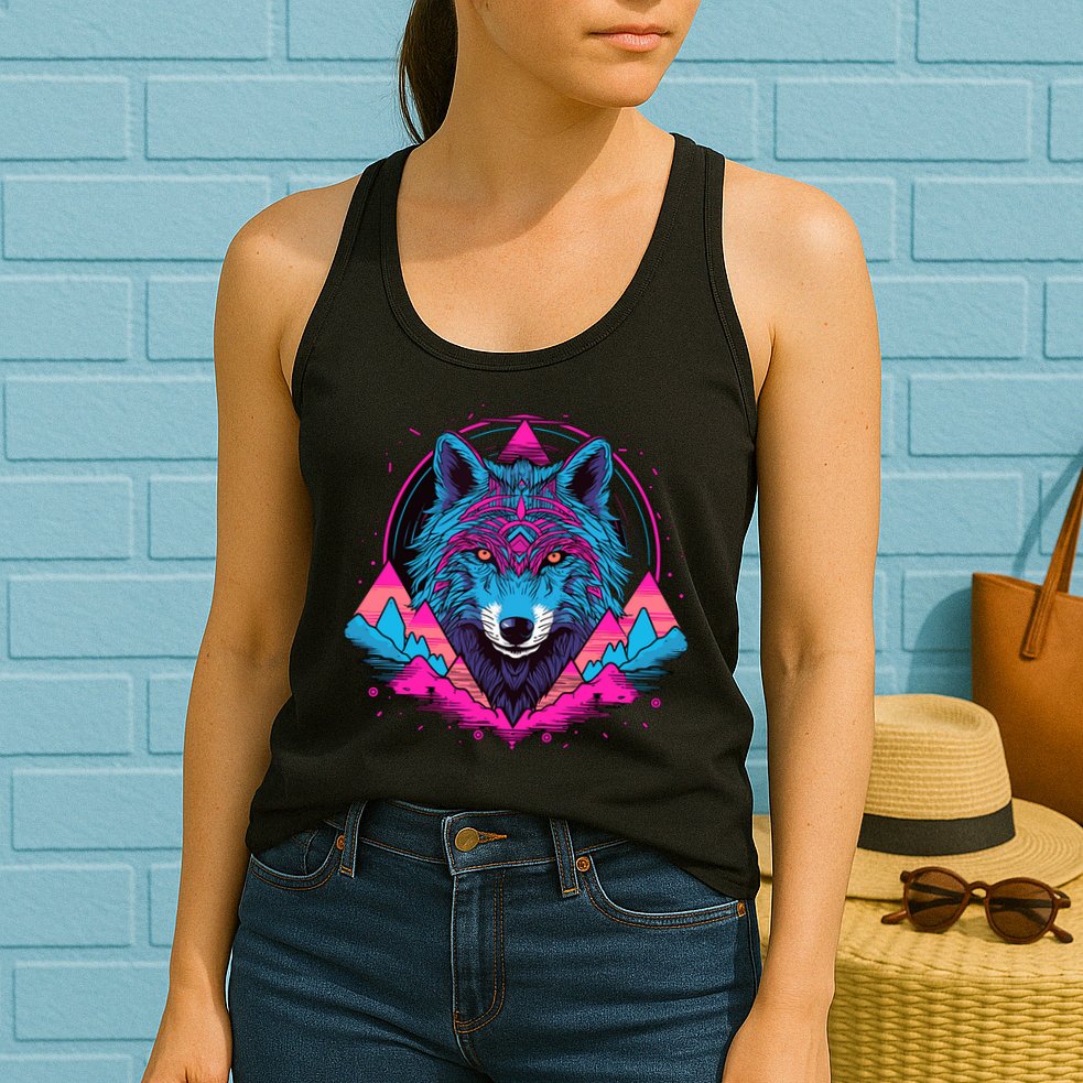 Wolf And Wolves Womens Tank Top