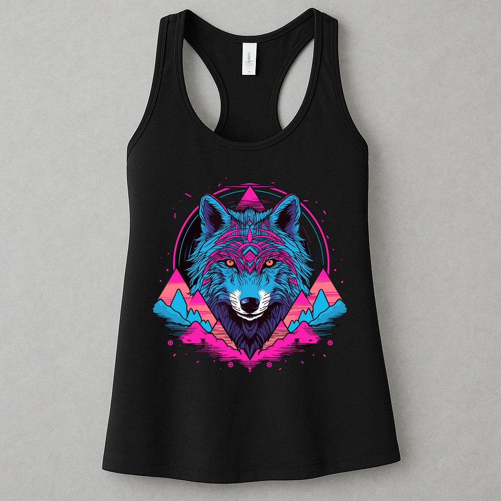 Wolf And Wolves Womens Tank Top