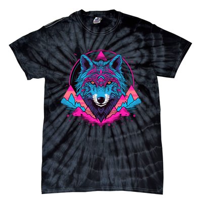 Wolf And Wolves Tie-Dye T-Shirt