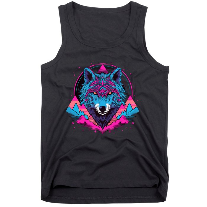 Wolf And Wolves Tank Top