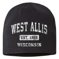 West Allis Wisconsin Wi Vintage Established Sports Sustainable Beanie