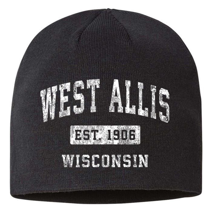 West Allis Wisconsin Wi Vintage Established Sports Sustainable Beanie