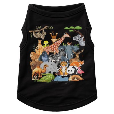 Women And Wildlife Zoo Day Party Cute 22 Animals Doggie Tank