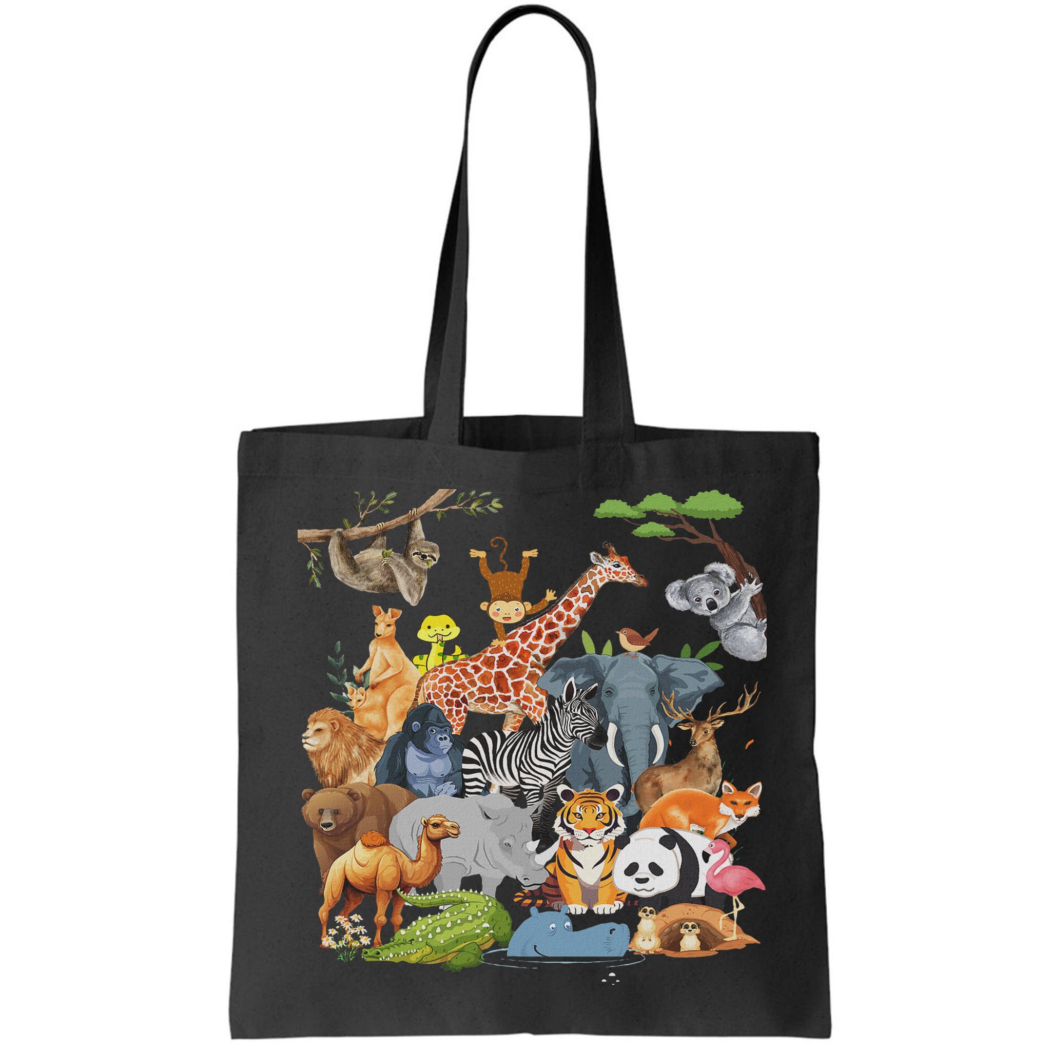 Women And Wildlife Zoo Day Party Cute 22 Animals Bag