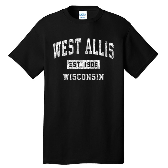 West Allis Wisconsin Wi Vintage Established Sports Tall T-Shirt