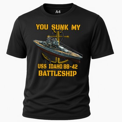 Ww2 American Warship Uss Idaho Bbgift42 Battleship Veterans Day Gift Cooling Performance Crew T-Shirt