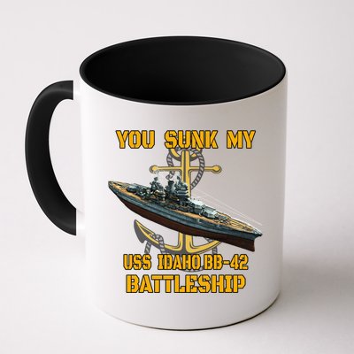 Ww2 American Warship Uss Idaho Bbgift42 Battleship Veterans Day Gift Mug